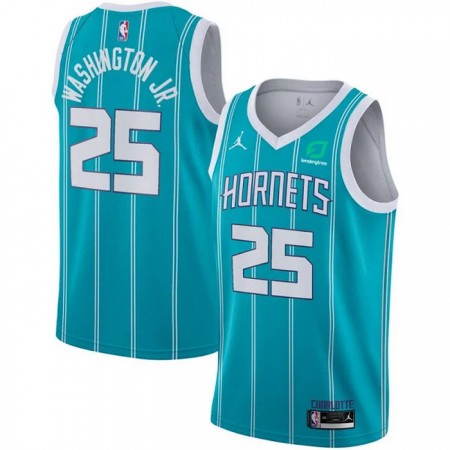 Dres Charlotte Hornets PJ Washington 25 Jordan 2022-23 Icon Edition Teal Swingman